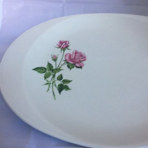 Tea rose Royal China Oval Platter Vintage - Picture 4 of 7